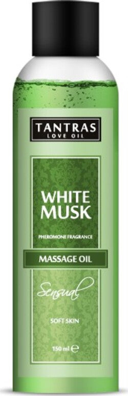 Olio Da Massaggio Tantrico Erotico Tantras Love Oil White Musk 150 ml Salute e cura della persona/Erotismo e contraccezione/Benessere e massaggi erotici/Oli per massaggi Kondorama - Martinsicuro, Commerciovirtuoso.it