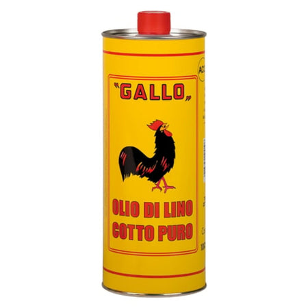 Sprintchimica Olio di Lino Cotto Puro per  Protezione e Versatilità con Tripla Cottura, lt 1