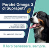 Olio-Di-Pesce-Per-Cani-E-Gatti-Suprapet-Omega-3-Al-70%-(epa-18%,-Dha-12)-E-Vitamina-E-80-Perle.-Mangime-Complementare-Naturale-Per-Perdita-Pelo-E-Articolazioni