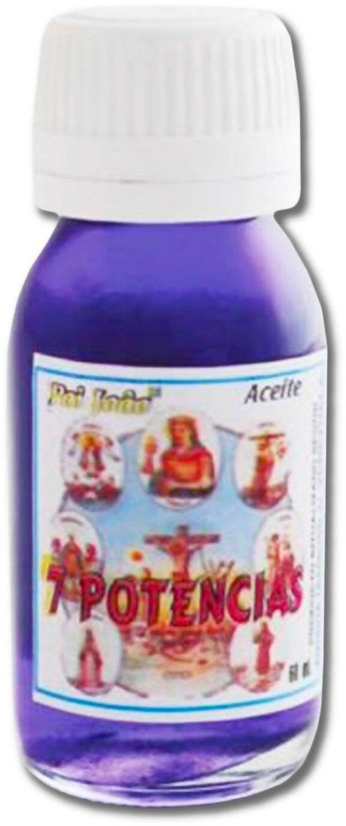 OLIO ESOTERICO ACEITE 7 SIETE POTENCIAS 60 ML ESOTERISMO SANTERÍA VENEZUELA
