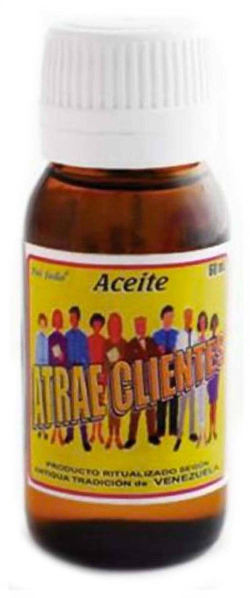 OLIO ESOTERICO ACEITE ATRAE CLIENTES 60 ML ESOTERISMO SANTERÍA VENEZUELA