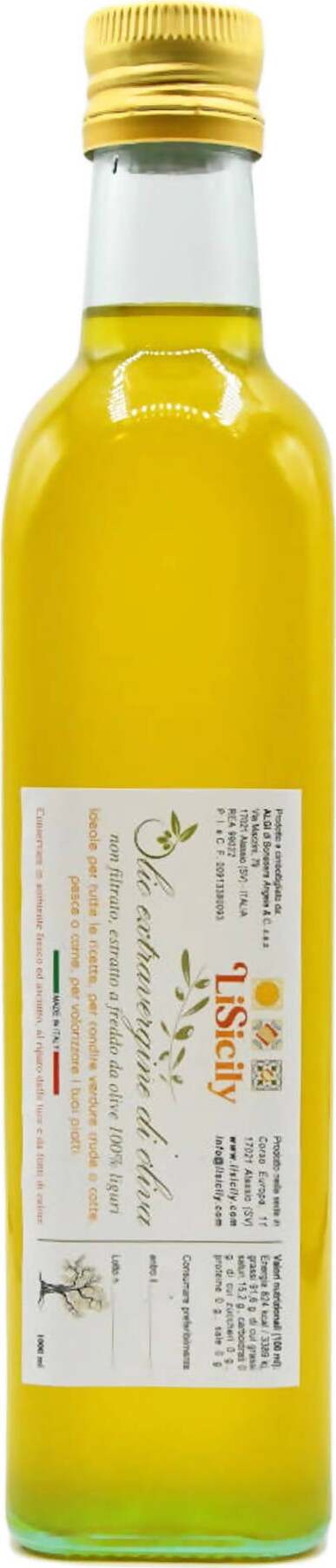 Olio Extra Vergine Di Oliva 1Lt Olio Estratto a Freddo Artigianale Non Filtrato Made in Italy Prodotto Olio Italiano Alimentari e cura della casa/Oli aceti e condimenti per insalata/Oli/D'oliva LiSicily dolci per passione - Alassio, Commerciovirtuoso.it