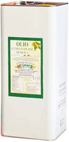 Olio Extra Vergine Di Oliva Estratto a Freddo Cultivar Biancolilla 100% Made in Italy Olio Aromatico Italiano [Non Filtrato] 3L Azienda Agricola Russo