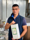 Olio Extra Vergine d'Oliva Estratto a Freddo [ Non Filtrato ] Cultivar Biancolilla 100% - Prodotto In Sicilia - In Latta 5 Litri Azienda Agricola Russo