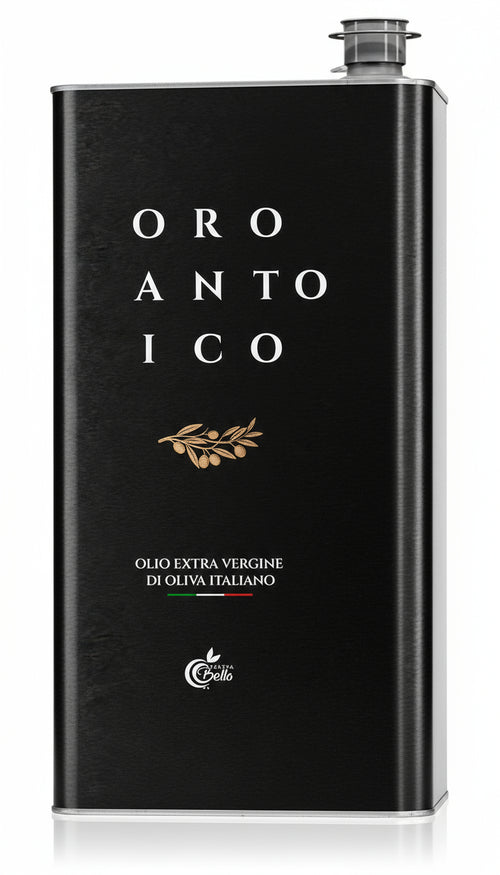 Olio Extravergine Di Oliva Italiano 5 Litri Olio Evo 100% Made In Italy Delicato E Deciso