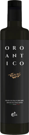 Olio Extravergine Di Oliva Italiano 500ml Olio Evo 100% Made In Italy Delicato E Deciso Oro Antico