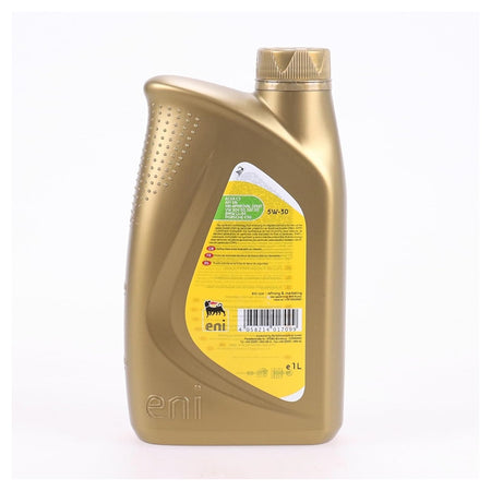 Olio Lubrificante Motore Auto I-sint Eni/5w-30 1 Litro Con Formula Top Synthetic