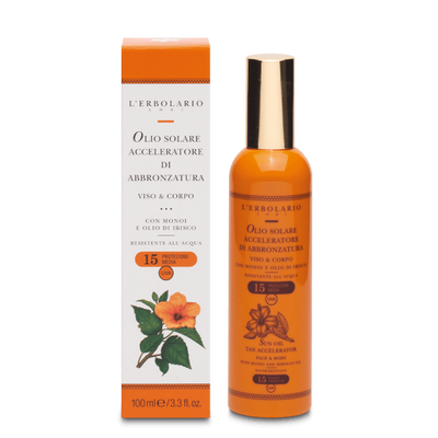 Olio Solare Acceleratore di Abbronzatura SPF 15
