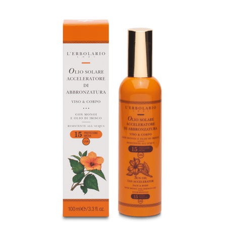 Olio Solare Acceleratore di Abbronzatura SPF 15