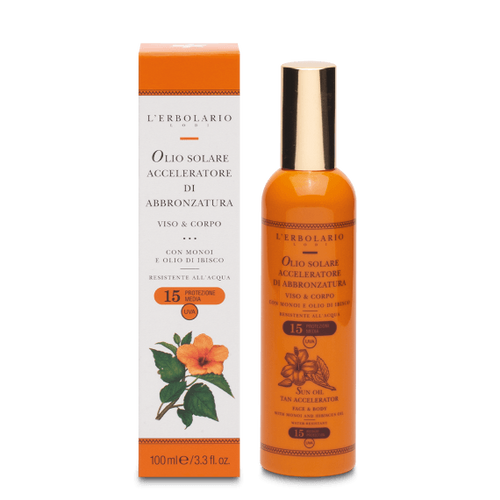 Olio Solare Acceleratore di Abbronzatura SPF 15