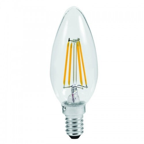 OLIVA TSPARENTE A LED E14 4W