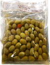 Olive Verdi Italiane Carolea in Salamoia gr. 370 Olive Calabresi Condite Made in Italy Artigianale Alimentari Cataldo Società Agricola - Siderno, Commerciovirtuoso.it