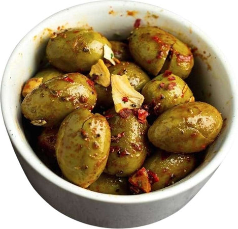 Olive-verdi-schiacciate-Piccanti-Fuoco-dell'Etna---300g