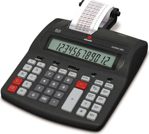 Olivetti - Calcolatrice - da tavolo - SUMMA 303 Cancelleria e prodotti per ufficio/Elettronica per ufficio/Calcolatrici/Finanziarie Eurocartuccia - Pavullo, Commerciovirtuoso.it