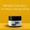 Maschera Viso Anti-Età con Coenzima Q10 e Acido Ialuronico – Trattamento Effetto Lifting, Peel Off, Idratante e Rimpolpante, Tonica e Idratata | AlohaLabs Q10 Mask 50ml