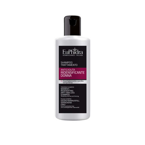 Euphidra - Anticaduta Ridensificante Donna Shampoo trattamento assottigliamento e perdita temporanea - flacone da 200ml