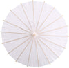 Ombrello parasole bambù bianco 62 cm legno e carta accessori sposa ombrellino wedding matrimonio e feste organizzate Ombrello parasole Trade Shop italia - Napoli, Commerciovirtuoso.it