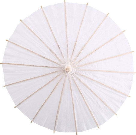Ombrello parasole bambù bianco 62 cm legno e carta accessori sposa ombrellino wedding matrimonio e feste organizzate Ombrello parasole Trade Shop italia - Napoli, Commerciovirtuoso.it