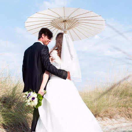 Ombrello Parasole Sposa In Pizzo - Via Fontana 30 Shop Online - Foto 3