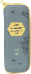 Ombrello Da Pioggia Pieghevole Mr Wonderful Small  There's No Rainbow without A Little Rain  18 X 9 Cm Con Custodia