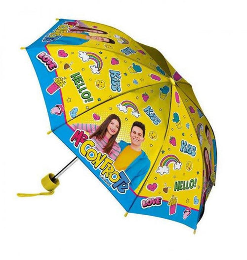 Ombrello per Bambini Me contro Te ombrello pieghevole bambini giallo diametro 80cm