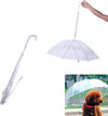 OMBRELLO PORTATILE TRASPARENTE CANE ANIMALI ANTIVENTO PIOGGIA GUINZAGLIO COLLARE  Trade Shop italia - Napoli, Commerciovirtuoso.it