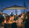 Ombrellone-a-Braccio-per-Esterno-con-Luci-a-LED-e-Angolazione-Regolabile,-Ø3x2.5A-m,-Grigio-84D-110CG