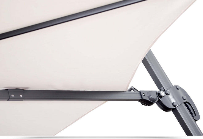 Ombrellone Con Palo Laterale ''mercurio'' 3 X 3 Mt In Alluminio Da Giardino E Balcone Giardino e giardinaggio/Arredamento da giardino e accessori/Ombrelloni tende e tettucci parasole/Ombrelloni Decor Space - Altamura, Commerciovirtuoso.it