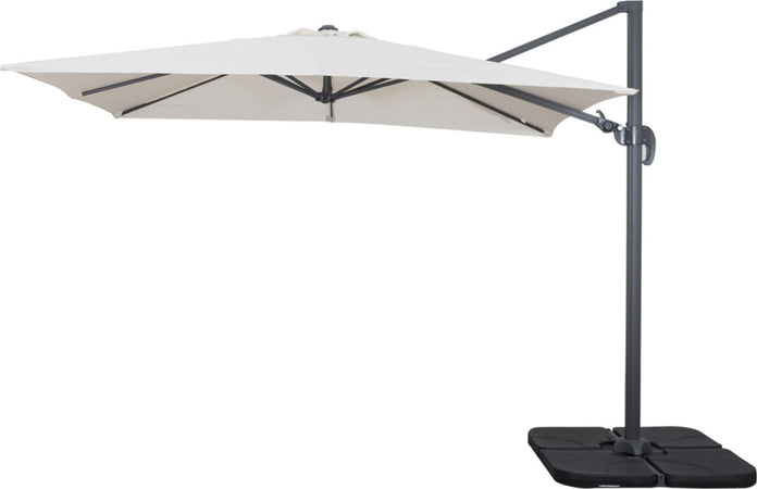 Ombrellone Con Palo Laterale ''mercurio'' 3 X 3 Mt In Alluminio Da Giardino E Balcone Giardino e giardinaggio/Arredamento da giardino e accessori/Ombrelloni tende e tettucci parasole/Ombrelloni Decor Space - Altamura, Commerciovirtuoso.it
