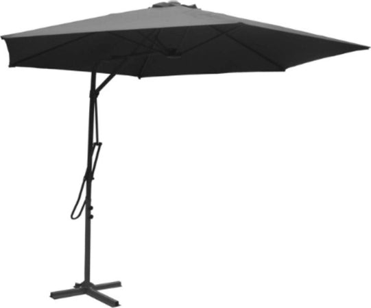 Ombrellone con palo laterale ''Zenith'' 2,5 x 2,5 mt in acciaio verniciato a polvere da giardino e balcone Giardino e giardinaggio/Arredamento da giardino e accessori/Ombrelloni tende e tettucci parasole/Ombrelloni Decor Space - Altamura, Commerciovirtuoso.it