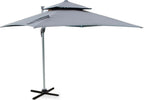 Ombrellone da bar con palo laterale ''Plutone'' 3 x 3 mt in alluminio per giardino e balcone Giardino e giardinaggio/Arredamento da giardino e accessori/Ombrelloni tende e tettucci parasole/Ombrelloni Decor Space - Altamura, Commerciovirtuoso.it