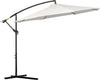 Ombrellone-da-Esterni-3x2.5-m-con-Manovella,-in-Acciaio-e-Poliestere-Anti-UV,-Crema-84D-037CW