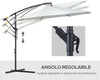 Ombrellone-da-Esterni-3x2.5-m-con-Manovella,-in-Acciaio-e-Poliestere-Anti-UV,-Crema-84D-037CW