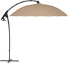 Ombrellone-da-Giardin-Decentrato-2.7m-Apertura-a-Manovella-e-16-Stecche-in-Fibra-di-Vetro,-Cachi-84D-268V00KK