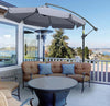 Ombrellone-da-Giardino-2.7x2.7-m-a-Braccio-in-Metallo-con-Tettuccio-in-Poliestere-Regolabile-e-Apertura-a-Manovella,-Grigio-84D-161CG