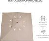 Ombrellone-da-Giardino-3x3m-con-8-Stecche-in-Bamboo-e-Copertura-Parasole-a-2-Livelli,-Crema-840-026