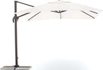 Ombrellone Da Giardino A Braccio Retrattile Bianco Ecrù Ombrellone In Alluminio Senso Design Moderno con Manovella Giardino e giardinaggio/Arredamento da giardino e accessori/Ombrelloni tende e tettucci parasole/Ombrelloni Ferus - Montoro, Commerciovirtuoso.it