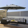 Ombrellone-da-Giardino-a-Manovella-e-a-8-Stecche-con-Angolazione-Regolabile,-Ø2.95x2.5-m,-Grigio-84D-065CG