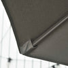 Ombrellone-da-Giardino-a-Manovella-e-a-8-Stecche-con-Angolazione-Regolabile,-Ø2.95x2.5-m,-Grigio-84D-065CG