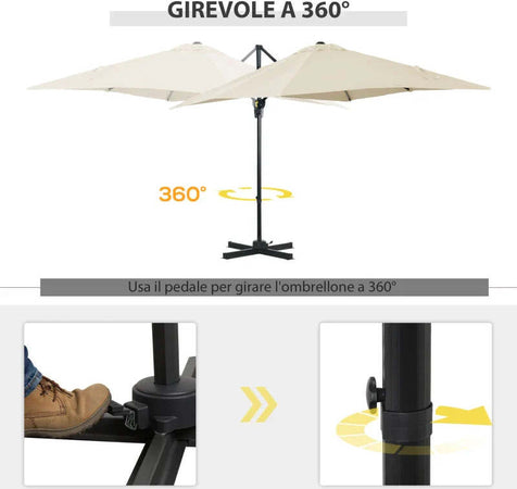 Ombrellone-da-Giardino-con-Angolazione-Regolabile-su-5-Livelli-e-a-360°,-2.5x2.5-m,-color-Crema-84D-051V00CW