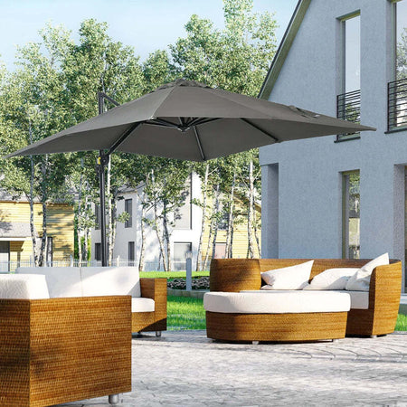 Ombrellone-da-Giardino-con-Angolazione-Regolabile-su-5-Livelli-e-Rotazione-a-360°,-2.5x2.5-m,-Grigio-84D-051V00GY