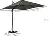 Ombrellone-da-Giardino-con-Angolazione-Regolabile-su-5-Livelli-e-Rotazione-a-360°,-2.5x2.5-m,-Grigio-84D-051V00GY