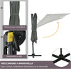 Ombrellone-da-Giardino-con-Angolazione-Regolabile-su-5-Livelli-e-Rotazione-a-360°,-2.5x2.5-m,-Grigio-84D-051V00GY