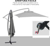 Ombrellone-da-Giardino-Decentrato-con-Base-a-Croce-e-Apertura-a-Manovella,-294x193cm,-Grigio-84D-270V00CG
