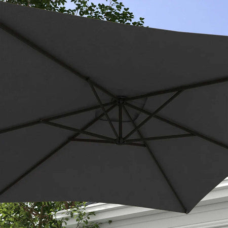 Ombrellone-da-Giardino-Decentrato-con-Base-a-Croce-e-Apertura-a-Manovella,-294x193cm,-Grigio-84D-270V00CG
