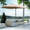 Ombrellone-da-Giardino-Doppio-460x270cm,-Ombrellone-da-Esterno-con-Apertura-a-Manovella,-Base-a-Croce-e-Zavorra,-Acciaio-e-Poliestere-Khaki--84D-031V03SD