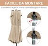 Ombrellone-da-Giardino-Doppio-460x270cm,-Ombrellone-da-Esterno-con-Apertura-a-Manovella,-Base-a-Croce-e-Zavorra,-Acciaio-e-Poliestere-Khaki--84D-031V03SD