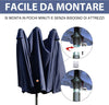 Ombrellone-da-Giardino-Doppio-con-Apertura-a-Manovella,-Acciaio-e-Poliestere,-460x270x240-cm,-Blu-84D-031V01BU