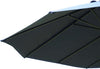 Ombrellone-da-Giardino-Doppio-con-Apertura-a-Manovella,-Acciaio-e-Poliestere,-460x270x240-cm,-Blu-84D-031V01BU