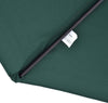 Ombrellone-da-Giardino-Doppio-con-Apertura-a-Manovella,-in-Acciaio-e-Poliestere,-455x265x238cm,-Verde-Scuro-84D-031V01